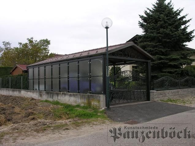 Carport aus Schmiedeeisen - klassisch und hochwertig