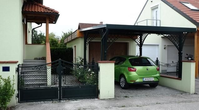 Carport aus Schmiedeeisen - klassisch und hochwertig