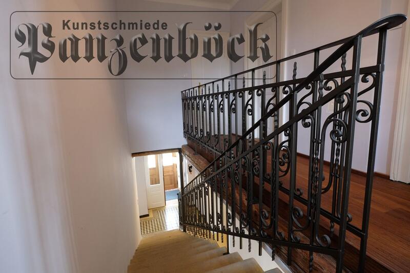 Historisches Schmiedeeisengeländer