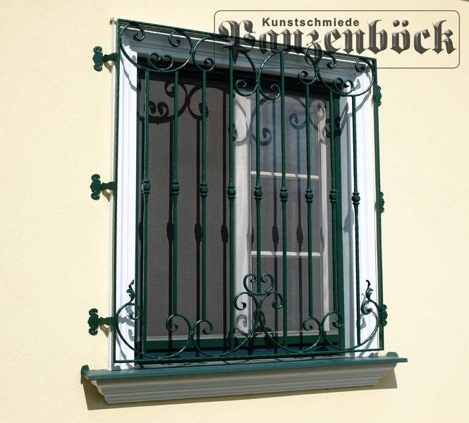 Fenstergitter Schmiedeeisen Einbruchschutz