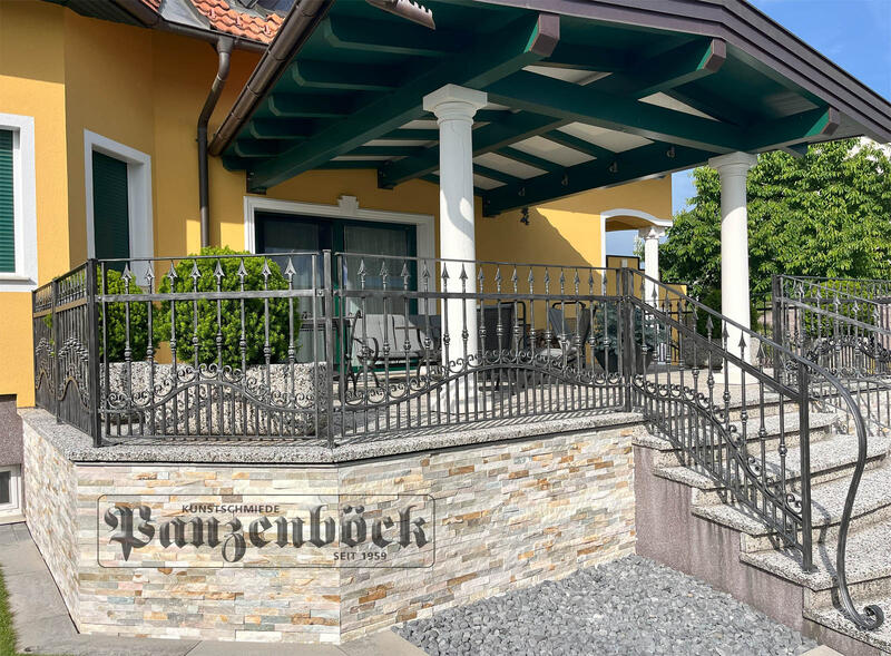 Schmiedeeisen Terrassengeländer