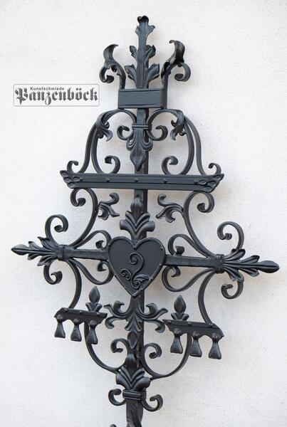 Schmiedeeisen Grabkreuz