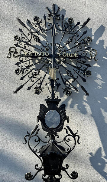 Schmiedeeisen Grabkreuz